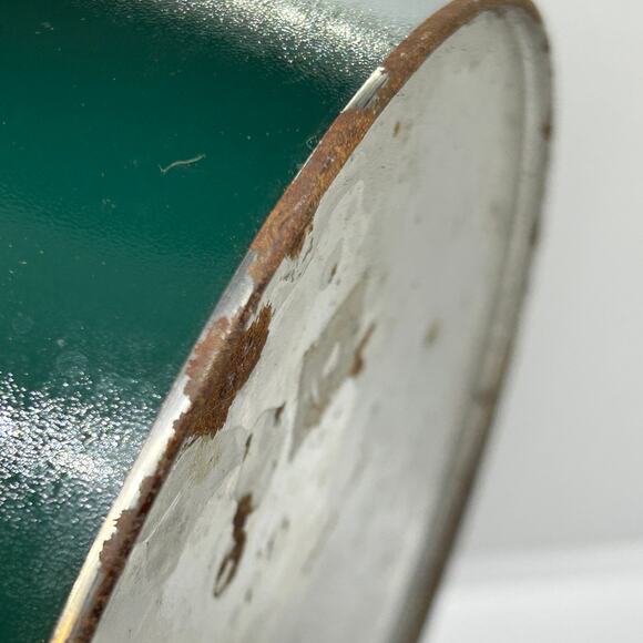 Vintage Terry Redlin 2010 Round Tin Heading Home Christmas Scene Log Cabin Tree - Picture 8 of 16